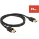 Kabel Delock DisplayPort - DisplayPort 1m czarny (85658) 5376191 4043619856589