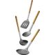 Lamart Zestaw narzędzi kuchennych Wood Lamart LT3900 | 4 elementy 5615872 8590669238095