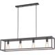 Lampa wisząca Italux Sigalo industrial klasyczna szary  (MD-BR4366-D4 GR) 5631356 5900644436058