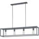 Lampa wisząca Italux Sigalo industrial klasyczna szary  (MD-BR4366-D4 GR) 5631356 5900644436058