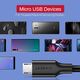 Kabel USB Ugreen USB-A - microUSB 0.5 m Czarny (60135) 5857638 6957303861354