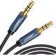 Kabel Ugreen Jack 3.5mm - Jack 3.5mm 1m niebieski (60179) 5857685 6957303861798
