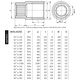Perfexim chrom przedłużka mosiądz WZ 3/4" x 20mm 502 20xG3/4 WZ PN16 (F307-521-2020-000) 5931228 5902626211875