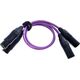Kabel Melodika XLR x2 - XLR x2 4m fioletowy 6094268 5907609000200