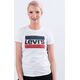 Levi`s THE PERFECT TEE 0297 SPORTSWEAR LOGO WHITE - XS - damskie - biały 6095217 5400537487001
