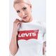 Levi`s THE PERFECT TEE 0053 LARGE BATWING WHITE - XS - damskie - biały 6095220 5415212308823