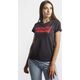 Levi`s THE PERFECT GRAPHIC TEE 0201 LARGE BATWING BLACK - S - damskie - czarny 6095232 5415313048536