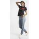 Levi`s THE PERFECT GRAPHIC TEE 0201 LARGE BATWING BLACK - S - damskie - czarny 6095232 5415313048536