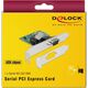 Delock Karta PCI Express do 1 x Szeregowy RS-232 (89948) 6281965 4043619899487