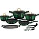 Berlinger Haus Zestaw garnków METALLIC EMERALD LINE BH-6066 6412561 5999056798373