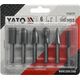 Yato frezy trzpieniowe do metalu Fi 6mm komplet 6 sztuk (YT-61711) 6419345 5906083040320