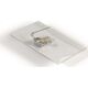 Durable DURABLE Namensschild mit Kombiklemme 50er Pck transparent 6450249 4005546810126