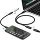 Kabel USB Ugreen USB-C - USB-C 0.5 m Czarny (40574) 6455991 6957303845743