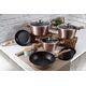 Berlinger Haus Zestaw garnków METALLIC ROSE GOLD [BH-6161] 6462503 5999108411199