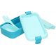 Curver Lunchbox ze sztućcami pojemnik obiadowy CURVER - niebieski - uniwersalny 6463758 3253920768025