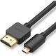 Kabel Ugreen HDMI Micro - HDMI 2m czarny (30103) 6469103 6957303831036