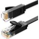 Ugreen Płaski kabel sieciowy UGREEN Ethernet RJ45, Cat.6, UTP, 0,5m (czarny) 6469124 6957303851720