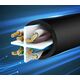Ugreen Płaski kabel sieciowy UGREEN Ethernet RJ45, Cat.6, UTP, 0,5m (czarny) 6469124 6957303851720