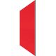 Nobo TABLICA FILCOWA NOBO PANORAMICZNA 32" CZERWONA 6476995 5028252522953