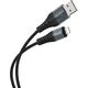 Kabel USB Hoco USB-A - Lightning 1 m Czarny (6931474710529) 6515917 6931474710529