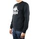 Kappa Bluza męska Sertum Rn Sweatshirt czarna r. L (703797-19-4006) 6556167 4056142541822