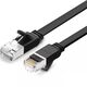 Ugreen Płaski kabel sieciowy UGREEN z metalowymi wtyczkami, Ethernet RJ45, Cat.6, UTP, 5m (czarny) 6593194 6957303851874