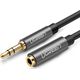 Kabel Ugreen Jack 3.5mm - Jack 3.5mm 1m srebrny (UGR220GRY) 6593261 6957303815920