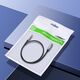 Kabel Ugreen Jack 3.5mm - Jack 3.5mm 1m srebrny (UGR220GRY) 6593261 6957303815920