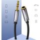 Kabel Ugreen Jack 3.5mm - Jack 3.5mm 1m srebrny (UGR220GRY) 6593261 6957303815920
