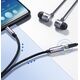 Kabel Ugreen Jack 3.5mm - Jack 3.5mm 1m srebrny (UGR220GRY) 6593261 6957303815920