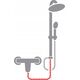 Wąż prysznicowy Ferro W04 WĄŻ NATR. 50 CM TWORZ.METAL CHROM PODŁĄCZ. DECZCZOWNICA BAT.NATRYSK FERRO // WNC-FER.050 6626350 5902194973342