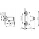 Bateria prysznicowa Ferro BSC7 BAT. STRATOS CHROM NATRYSKOWA BEZ NATRYSKU // BF.BSC7 6630351 5902194971270
