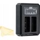 Ładowarka do aparatu JJC Podwójna Ładowarka Usb Do Olympus Bls-1 / Bls-5 / Bls-50 6640782 6950291562586