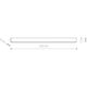 Nowodvorski Plafon Nowodvorski Office 9360 LED lampa sufitowa 1X43W LED grafit 6698186 5903139936095