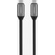 Kabel USB Momax USB-C - USB-C 1 m Czarny (36317-uniw) 6770762 4894222051690