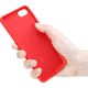 Crong Crong Color Cover - Etui iPhone SE 2020 / 8 / 7 (czerwony) uniwersalny 6770838 5907731984089