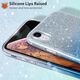Etui IPHONE 11 PRO Brokat Glitter srebrno-niebieskie 6791661 5903396024733
