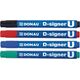 Donau Marker permanentny DONAU D-Signer U, okrągły, 2-4mm (linia), czarny 6802078 5901498010555