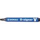 Donau Marker permanentny DONAU D-Signer V, ścięty, 1-4mm (linia), czarny 6802082 5901498010395
