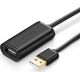 Kabel USB Ugreen USB-A - USB-A 5 m Czarny (UGR402BLK) 6859429 6957303813193