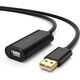 Kabel USB Ugreen USB-A - USB-A 5 m Czarny (UGR402BLK) 6859429 6957303813193