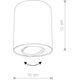 Lampa sufitowa Nowodvorski Tuba 1x10W  (8895) 6896936 5903139889599
