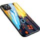 Hurtel Color Glass Case etui pokrowiec nakładka ze szkła hartowanego z osłoną na aparat iPhone 11 Pro Max pattern 1 uniwersalny 7060763 9111201905535