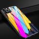 Hurtel Color Glass Case etui pokrowiec nakładka ze szkła hartowanego z osłoną na aparat iPhone 11 Pro Max pattern 1 uniwersalny 7060763 9111201905535