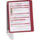 Durable Zestaw 5 paneli informacyjnych na ścianę Vario Durable czerwony 7230736 4005546506487