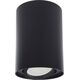 Lampa sufitowa Maclean Punktowa oprawa natynkowa halogenowa GU10 MCE422 B, kolor czarny, 80x115mm, okrągła, aluminiowa 7291633 5902211118732