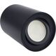 Lampa sufitowa Maclean Punktowa oprawa natynkowa halogenowa GU10 MCE422 B, kolor czarny, 80x115mm, okrągła, aluminiowa 7291633 5902211118732