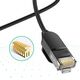 Ugreen Ugreen kabel przewód internetowy sieciowy Ethernet patchcord RJ45 Cat 6A UTP 1000Mbps 1 m czarny (70332) uniwersalny (58914-uniw) - 58914-uniw 7363220 6957303873326