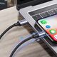 Kabel USB Ugreen USB-A - 1 m Srebrny (107697) 7363281 6957303875238