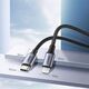 Kabel USB Ugreen USB-A - 1 m Srebrny (107697) 7363281 6957303875238